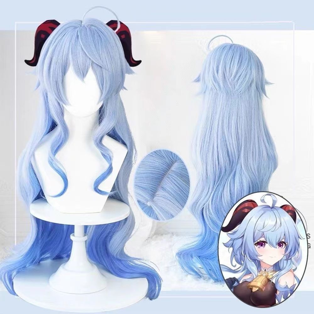 Women'S Affordable Accessories - Wig Cosplay Ganyu Siap Pakai |
