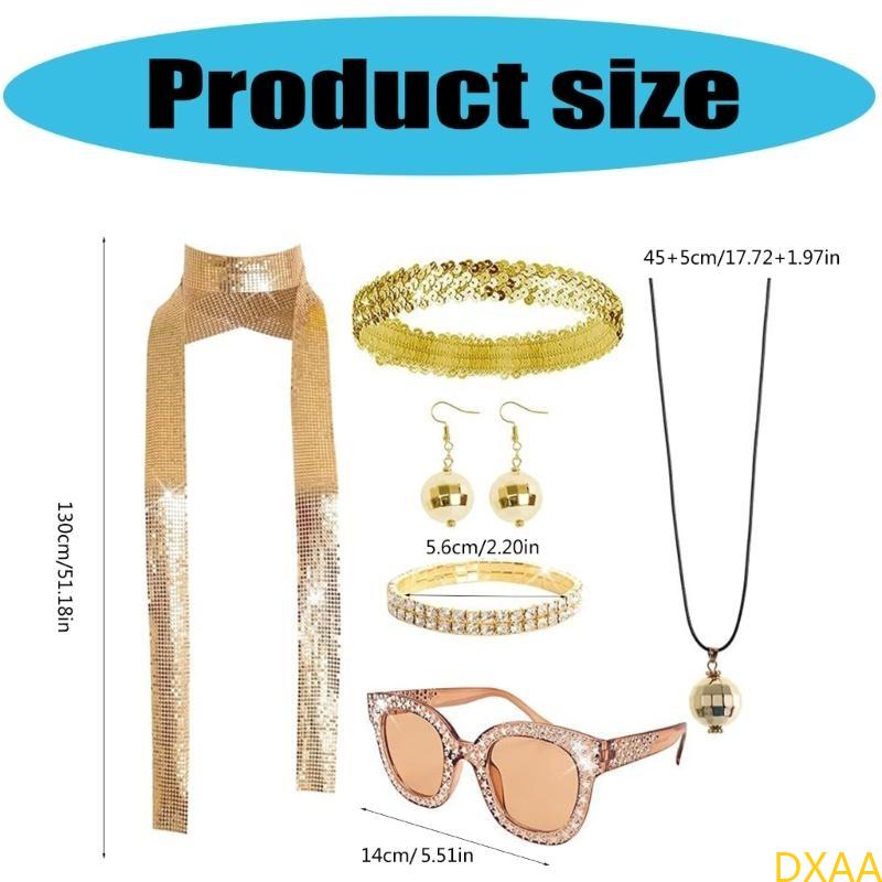Women'S Accessories In The 60S - DXAA 60S 70S 80 Aksesoris Disco