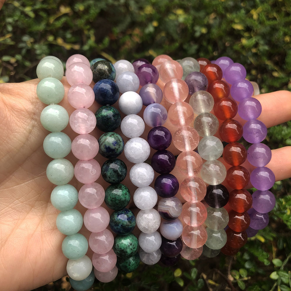 Women'S Affordable Accessories - 5 Buah 8Mm Set Gelang Manik