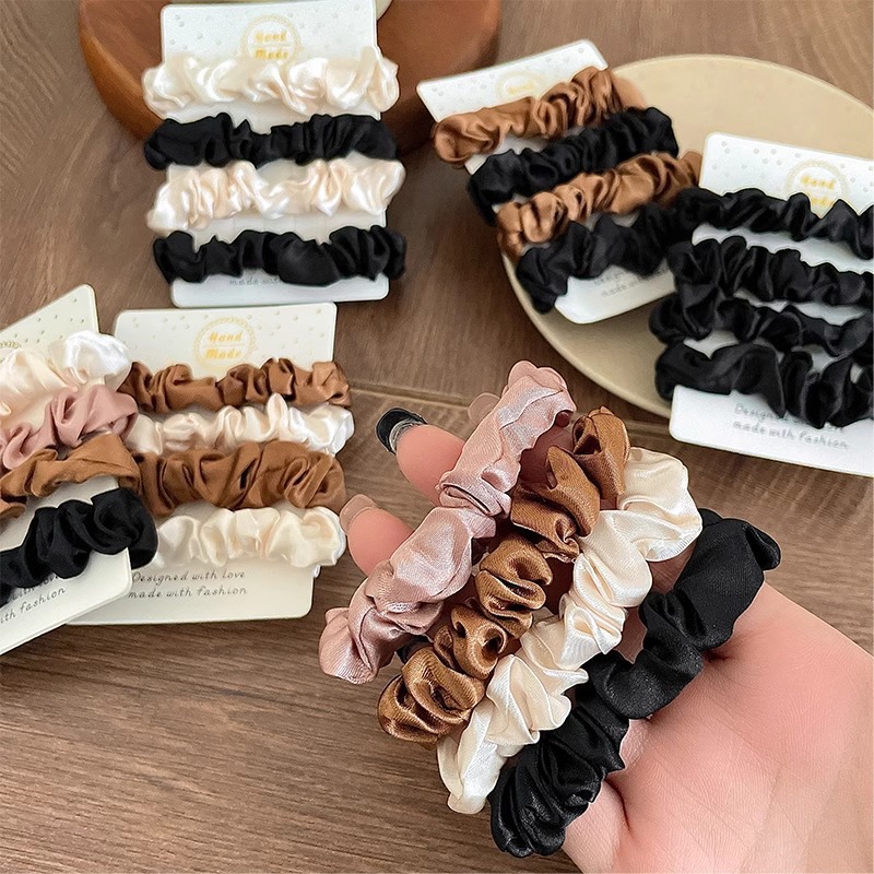 Accessories Brand For Women - 3 buah/lot ikat rambut sutra Satin