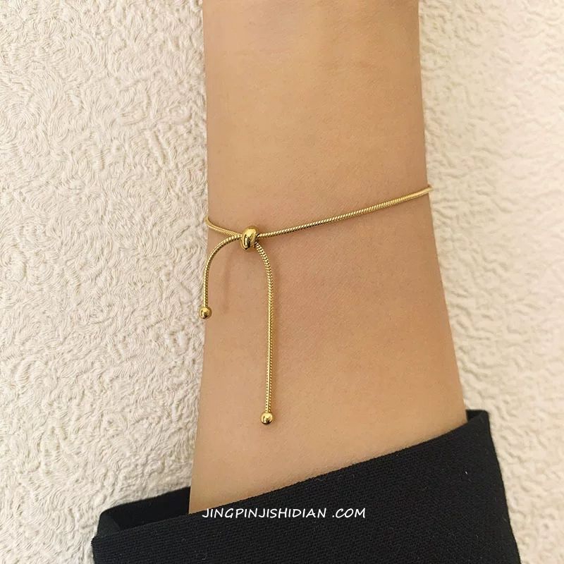 Women Accessories Drawing - MEYRROYU gelang besi tahan karat warna
