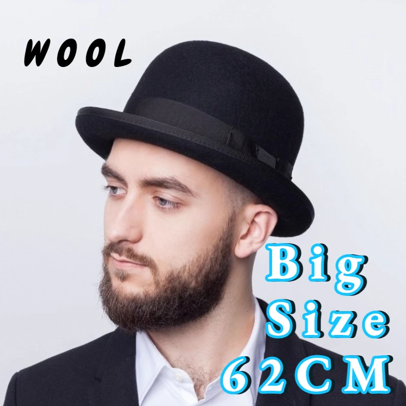 Women'S Victorian Era Accessories - Topi Bowler 100% Wol untuk Pria