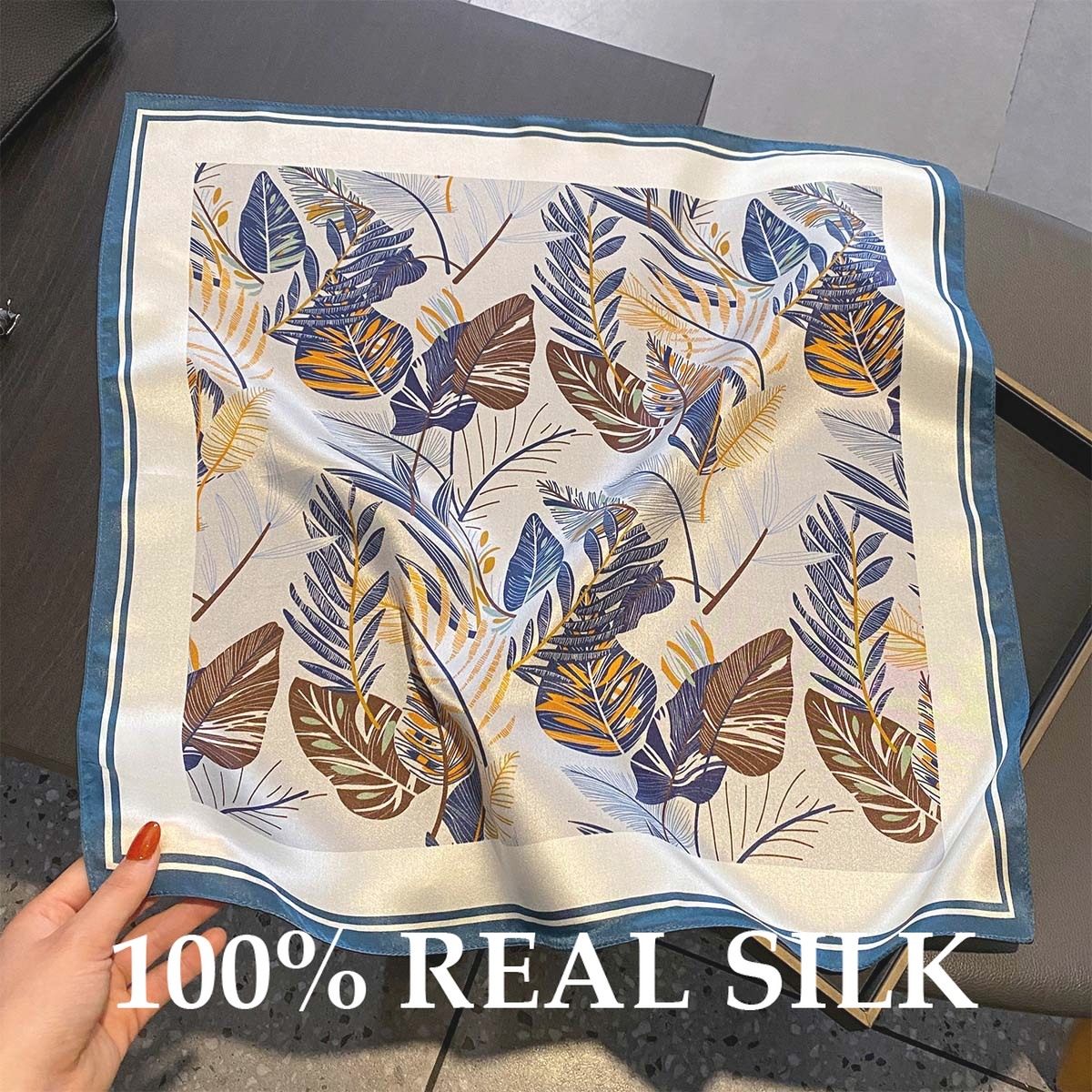 Accessories Brand For Women - Syal Sutra Asli 100% Merek Mewah