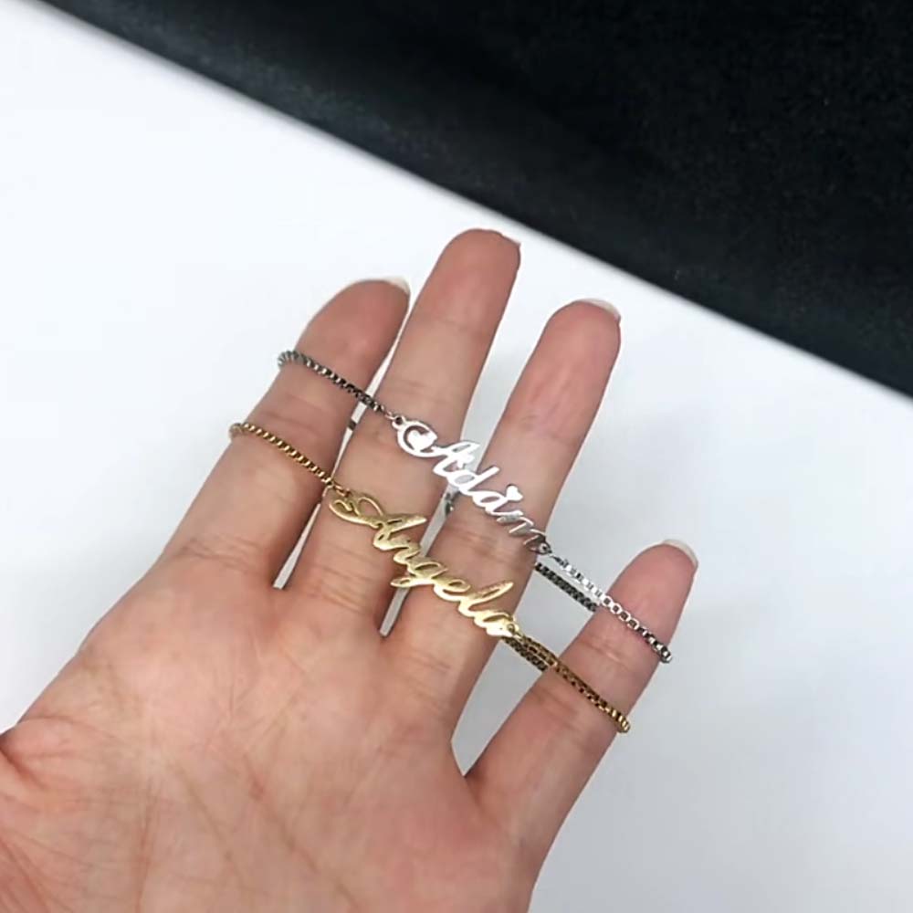 Gelang Nama Pribadi untuk Pasa - Women Accessories Gift Box ulasan dan harga