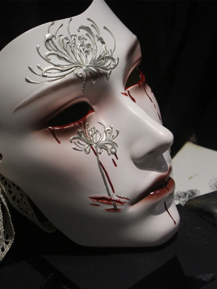 Masker Retro gambar tangan Fas - Women Accessories Drawing ulasan dan harga