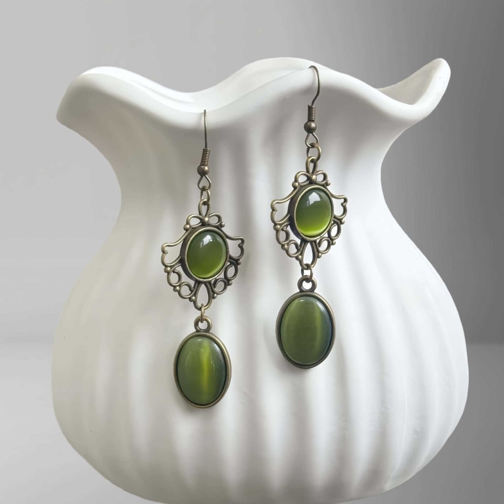 Anting-anting gantung opal hij - Women'S Victorian Era Accessories ulasan dan harga