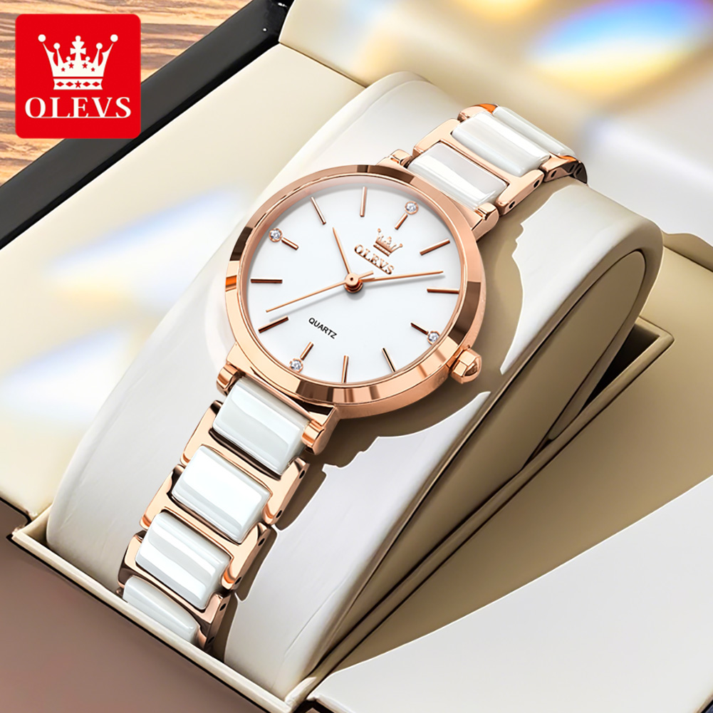Jam Tangan Wanita OLEVS 5877 M - Women Accessories Gift Box ulasan dan harga