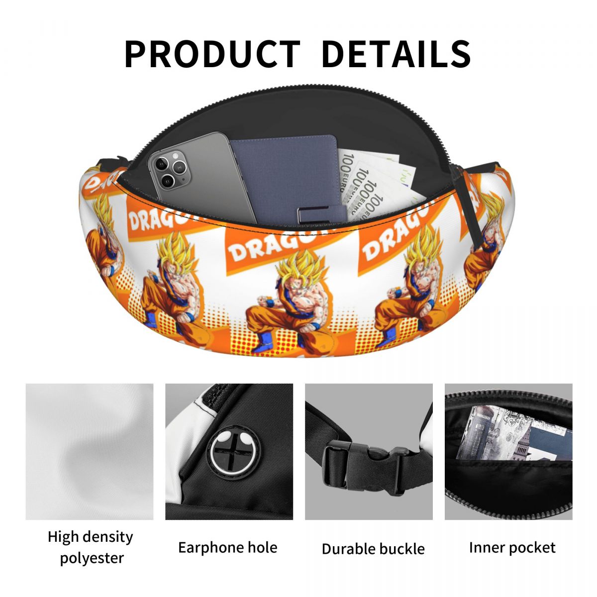Tas Pinggang Custom DBZ G-Goku - Women'S Running Accessories ulasan dan harga