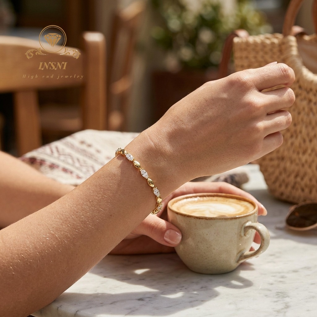 Gelang Moissanite Mata Kuda Pe - Women'S Affordable Accessories ulasan dan harga