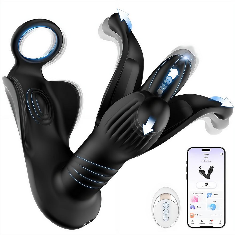 Vibrator Anal Plug Bluetooth N - Women Accessories App ulasan dan harga