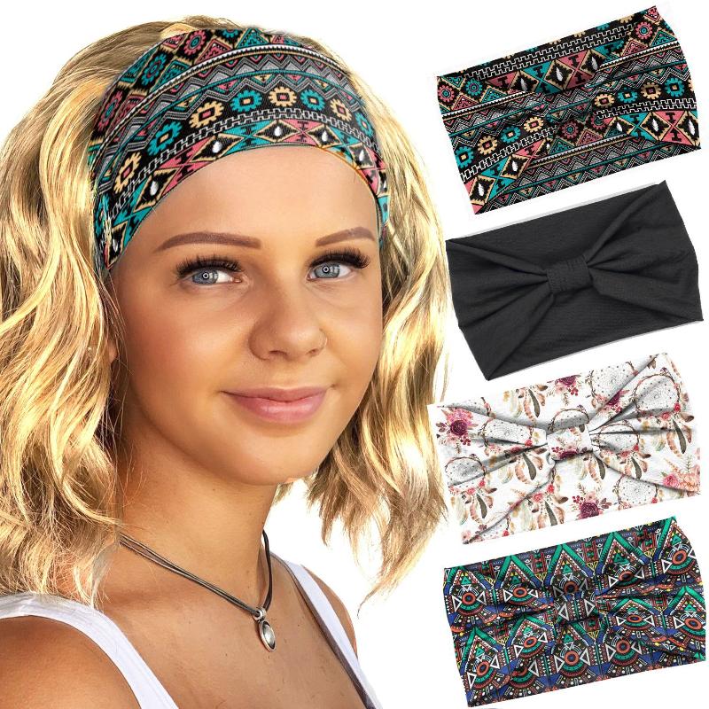 [E] Bohemia Grid Headpiece Wan - Women'S Running Accessories ulasan dan harga