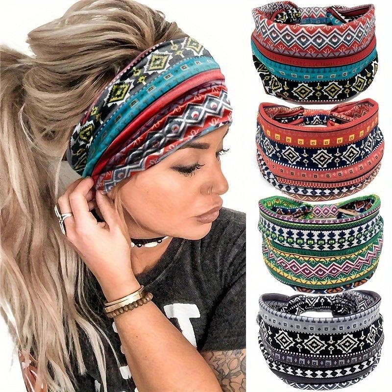 [E] Bohemia Grid Headpiece Wan - Women'S Running Accessories ulasan dan harga