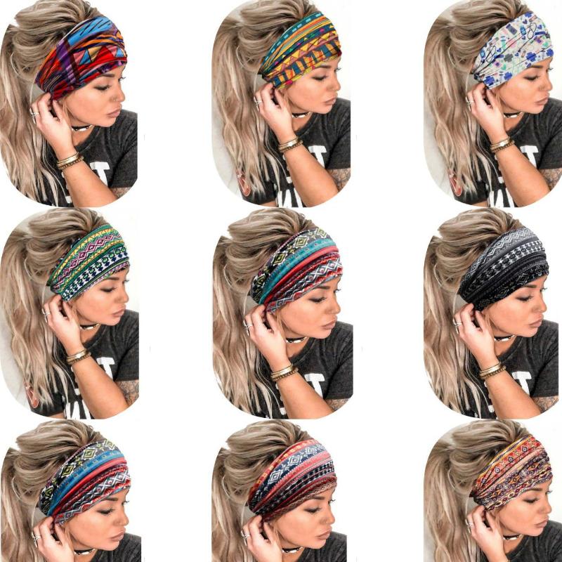 [E] Bohemia Grid Headpiece Wan - Women'S Running Accessories ulasan dan harga