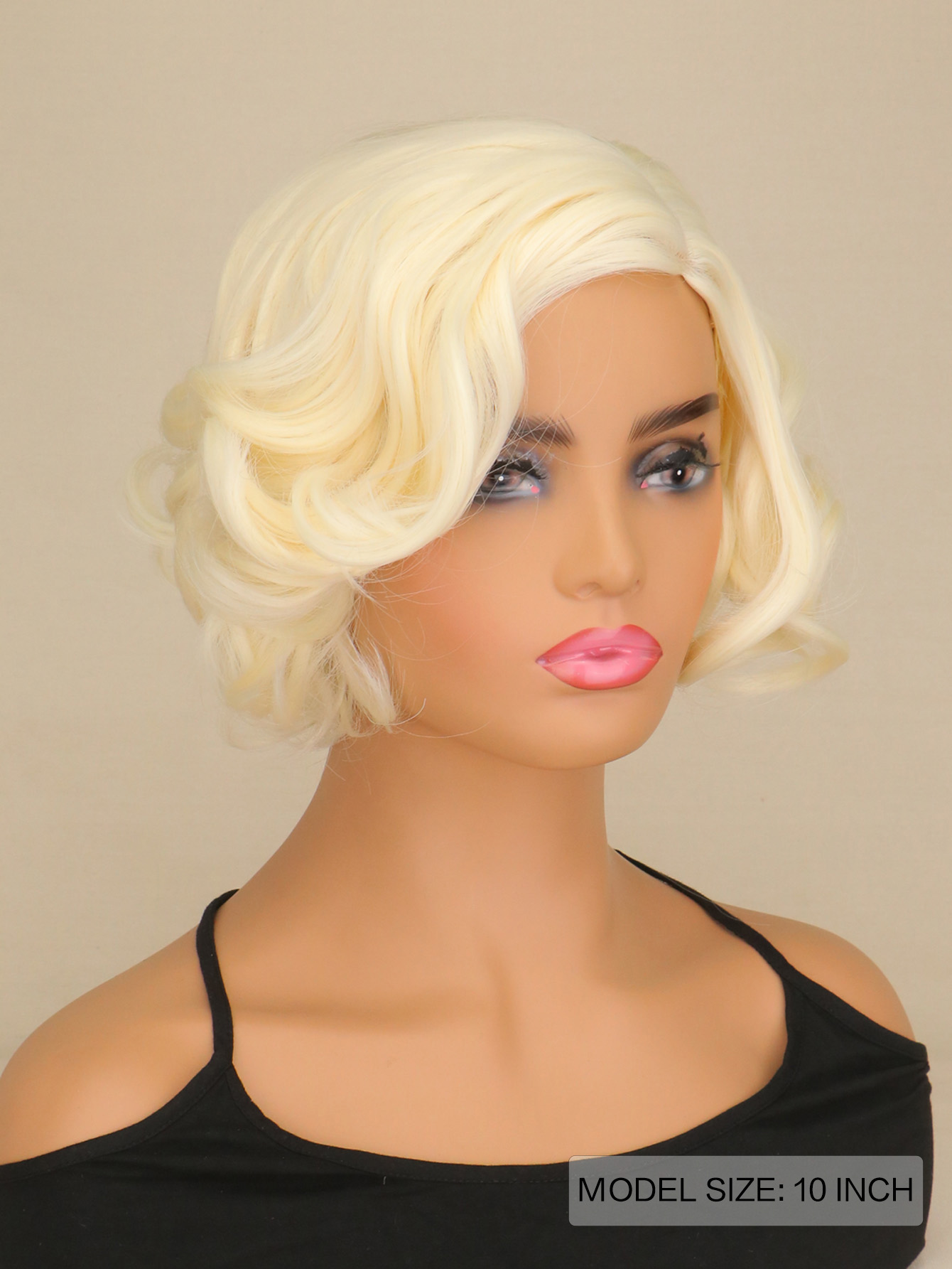 Wig Campuran Rambut Keriting P - Women'S Accessories In The 60S ulasan dan harga