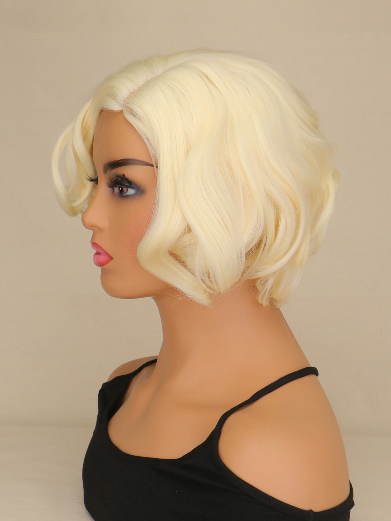 Wig Campuran Rambut Keriting P - Women'S Accessories In The 60S ulasan dan harga