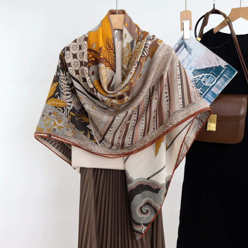 Syal Merek Mewah Musim Dingin  - Accessories Brand For Women ulasan dan harga