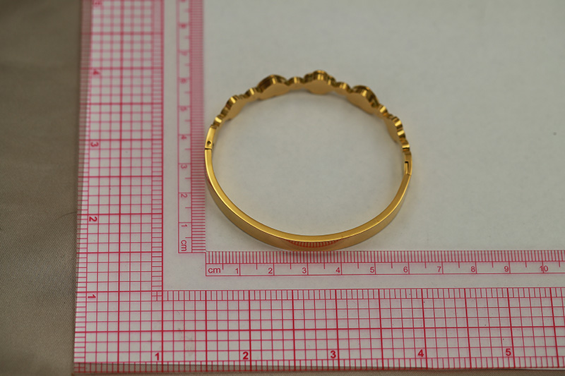 Gelang Hati Minyak Logam Baja  - Accessories Brand For Women ulasan dan harga