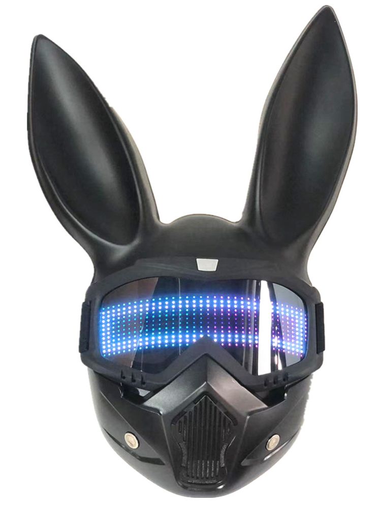 Topeng LED Halloween Bunny Gir - Women Accessories App ulasan dan harga
