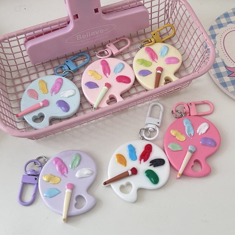 3Pcs Gantungan Kunci Papan Gam - Women Accessories Drawing ulasan dan harga