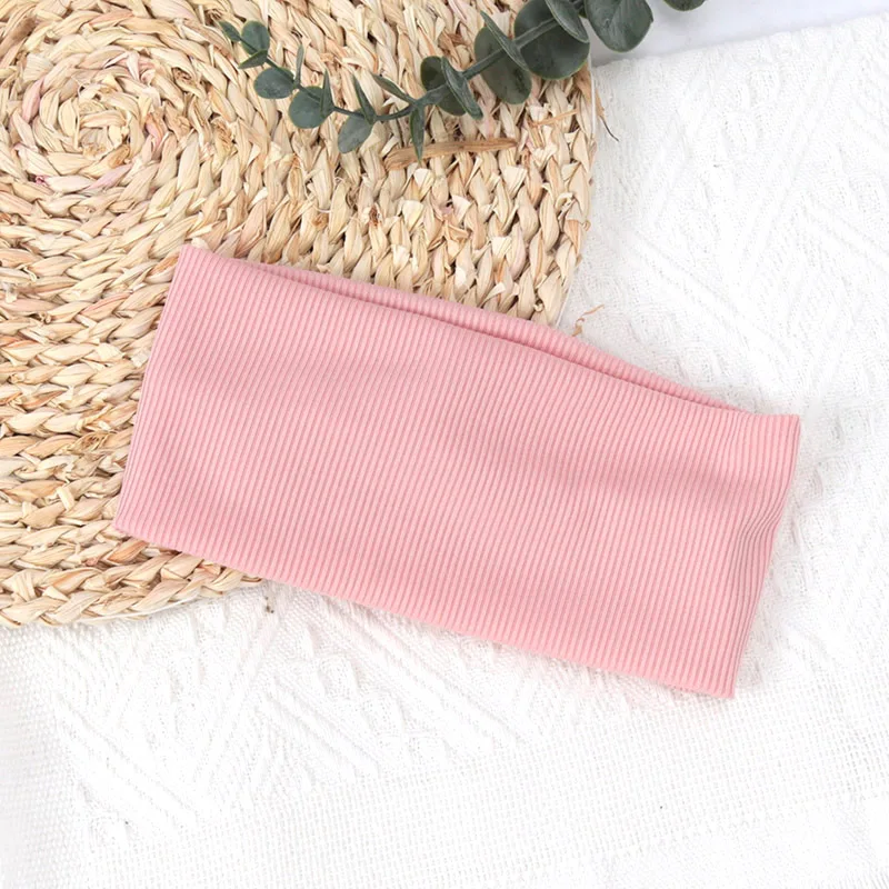 Ikat Rambut Lebar Warna Solid  - Women'S Running Accessories ulasan dan harga