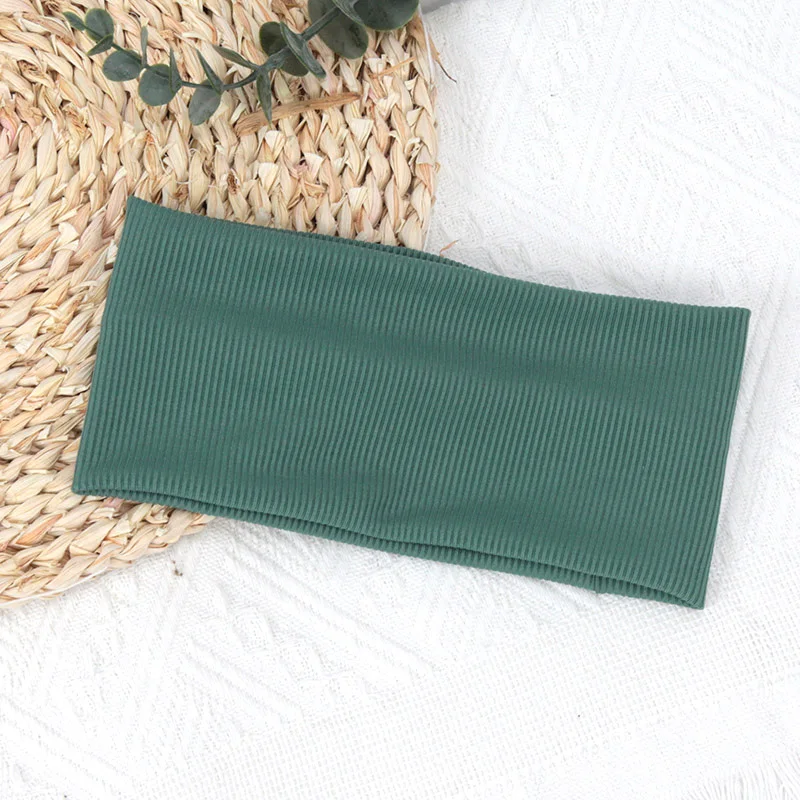 Ikat Rambut Lebar Warna Solid  - Women'S Running Accessories ulasan dan harga