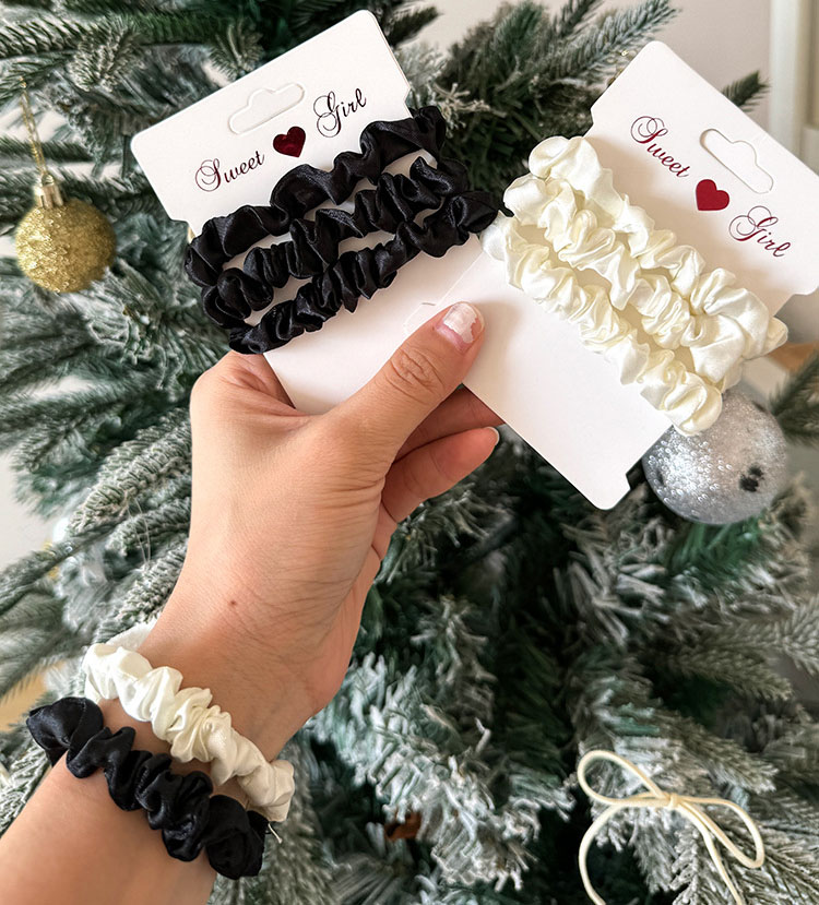 3 buah/lot ikat rambut sutra S - Accessories Brand For Women ulasan dan harga