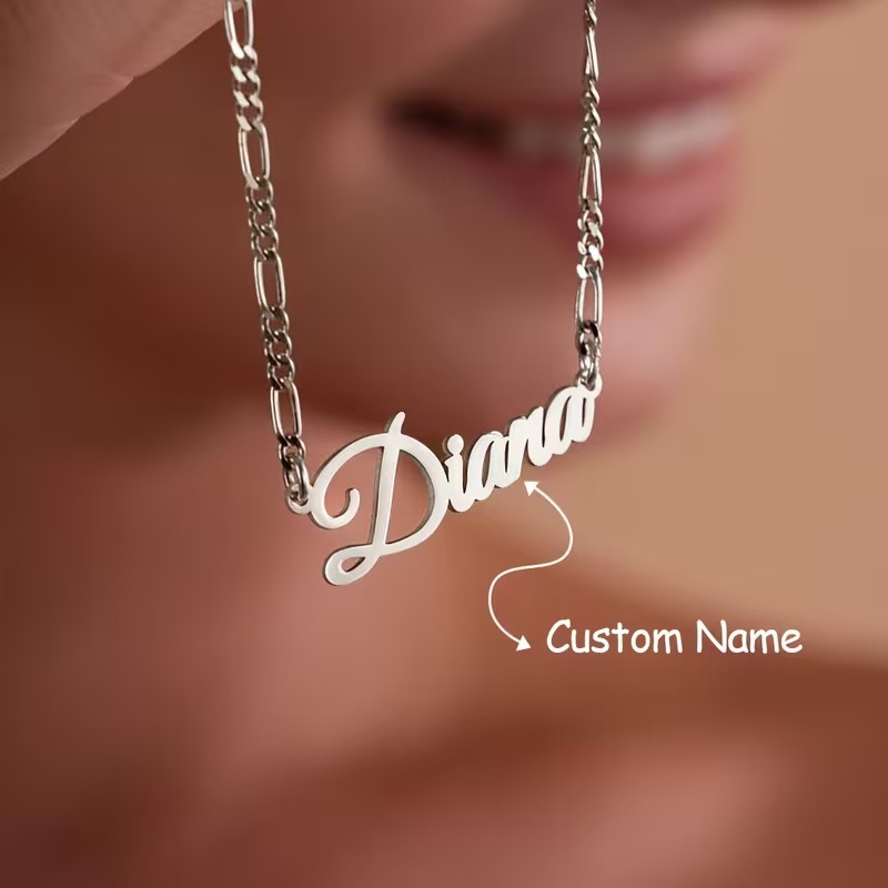 Kalung Rantai Figaro Custom Na - Women Accessories Gift Box ulasan dan harga