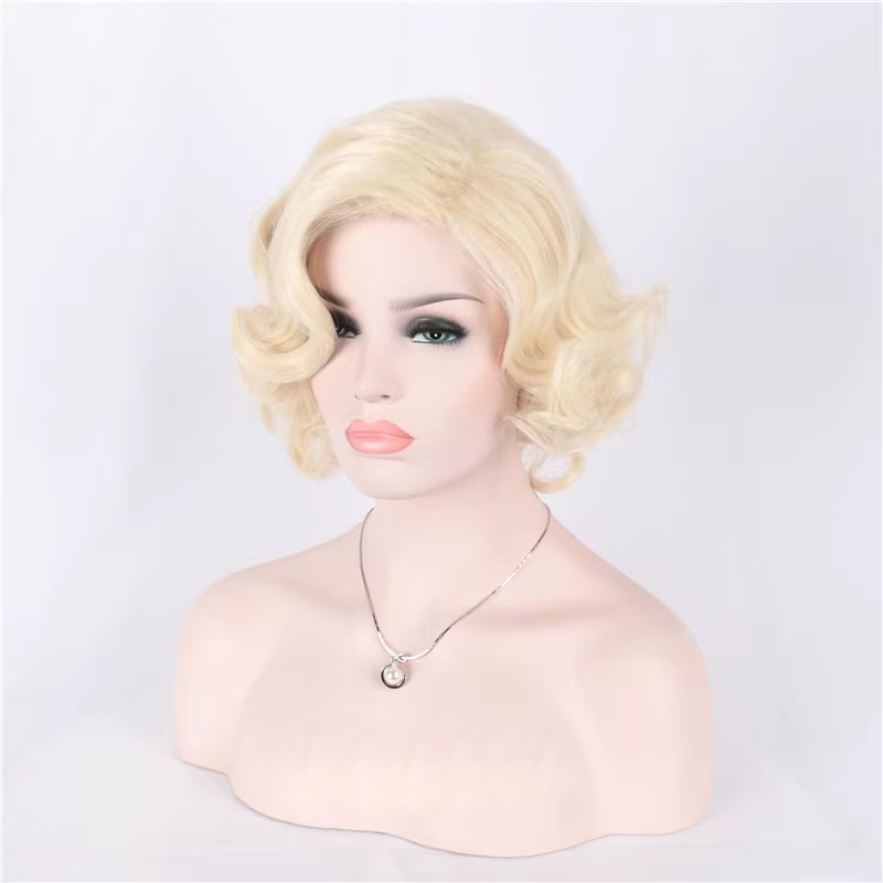 Rambut Keriting Pendek Sinteti - Women'S Accessories In The 60S ulasan dan harga