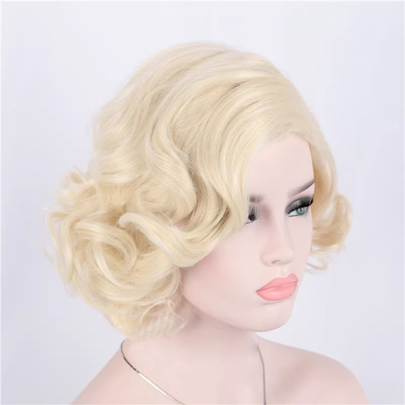 Rambut Keriting Pendek Sinteti - Women'S Accessories In The 60S ulasan dan harga