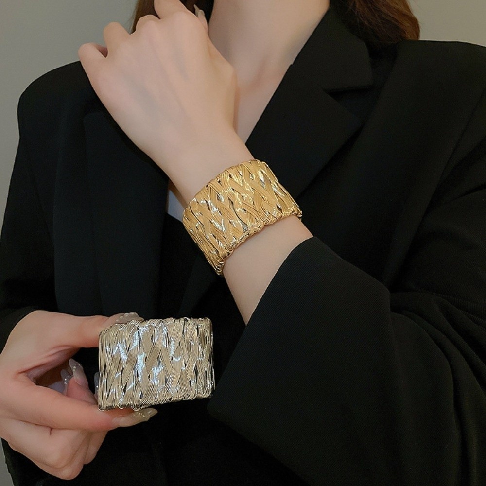 Gelang lebar berbahan alloy de - Women Accessories Drawing ulasan dan harga