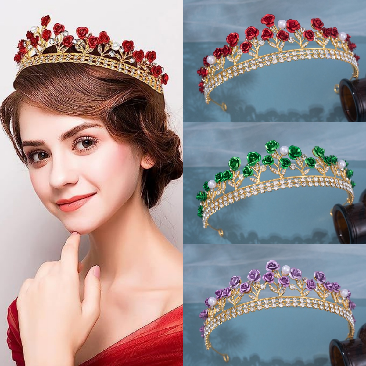 Mahkota Pengantin Keramik Baro - Women Accessories For Wedding ulasan dan harga