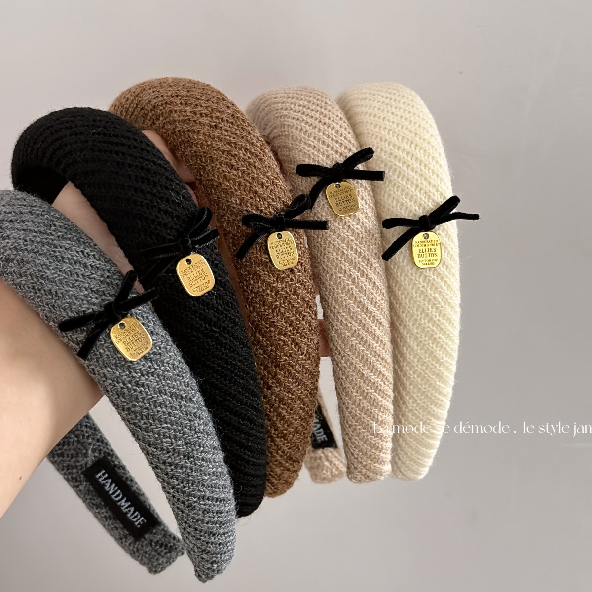 Ikat Kepala Kain Coklat Lembut - Accessories Brand For Women ulasan dan harga