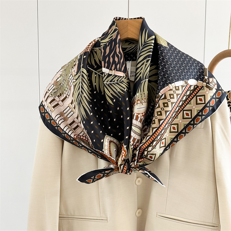 Syal Sutra Twill 90CM Syal Per - Accessories Brand For Women ulasan dan harga